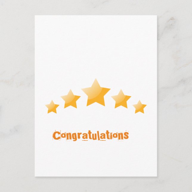 Star Holiday Postkarte (Vorderseite)