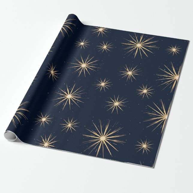 Star Image Wrapping Paper Geschenkpapier (Ungerollt)