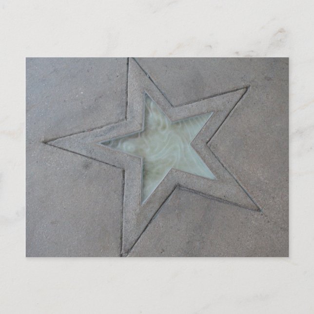Star in Hollywood Postkarte (Vorderseite)