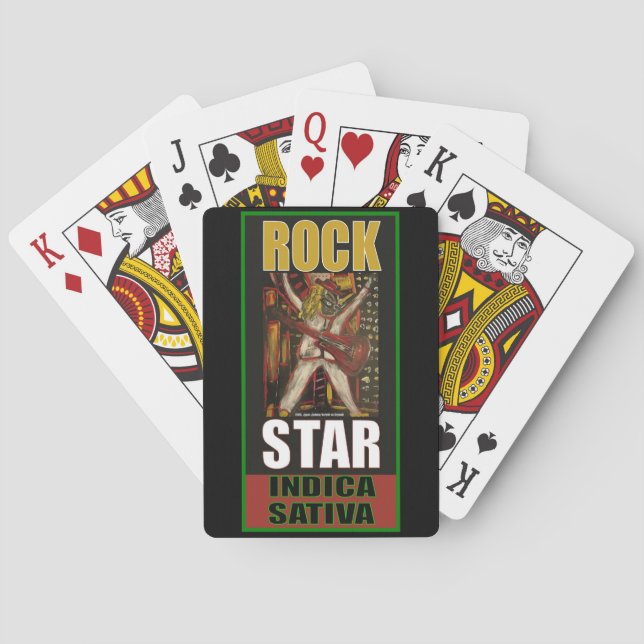 STAR INDICA SATIVA SPIELKARTEN (Rückseite)