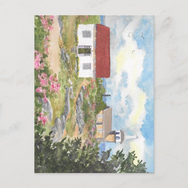 Star Island Room View auf der Insel Shoals NH Postkarte (Vorderseite)