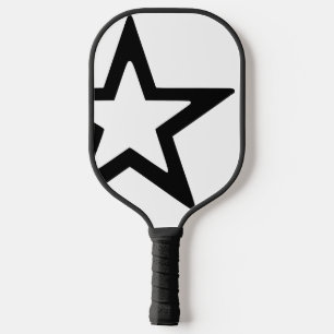 Star Jet Schwarz - Weiß Pickleball Schläger