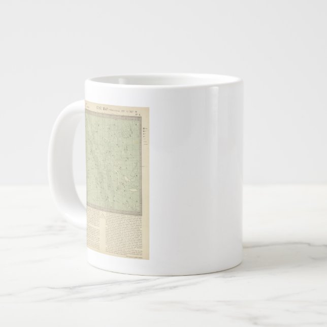 Star-Karte 2 Jumbo-Tasse (Vorderseite Links)