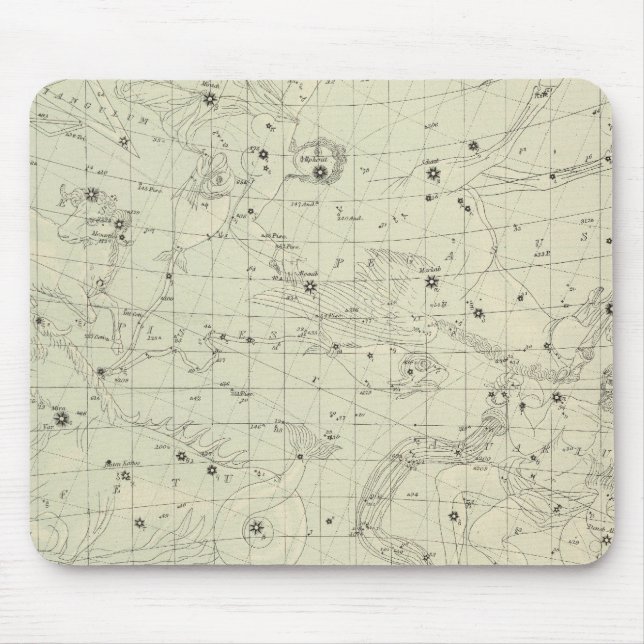 Star-Karte 2 Mousepad (Vorne)