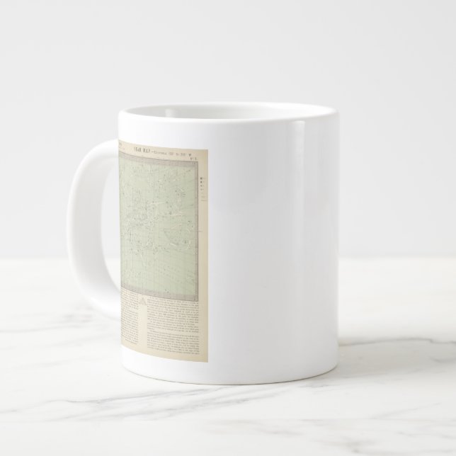 Star-Karte Jumbo-Tasse (Vorderseite Links)