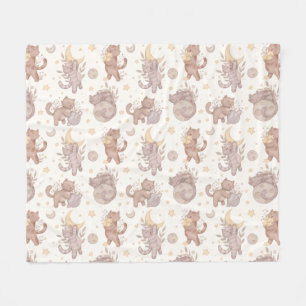 Star Kittens Fleecedecke