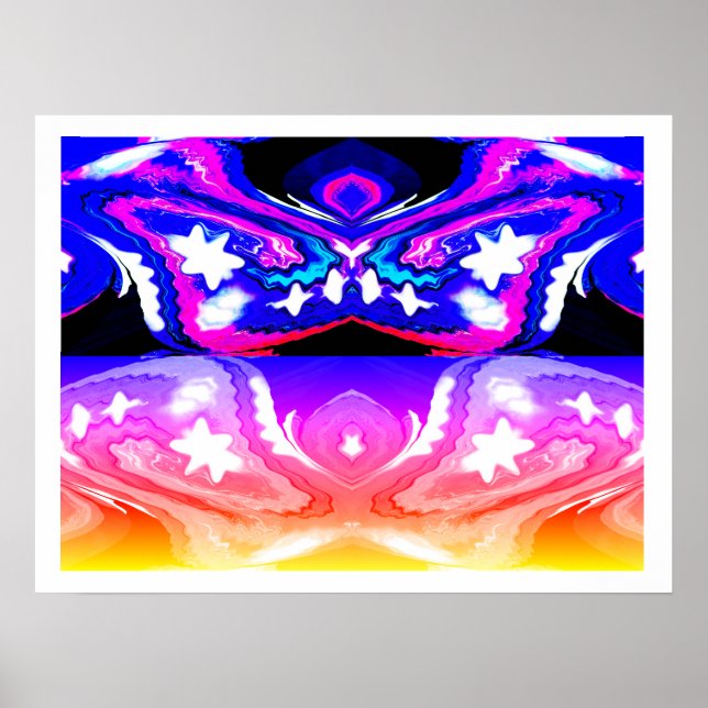 Star life in outer space art poster (Vorne)