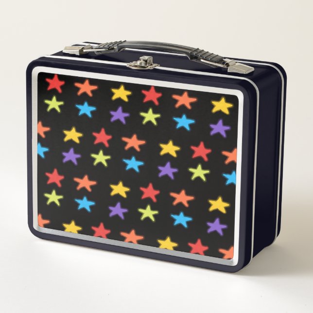 Star Light Metal Lunchbox (Multi & Black) (Vorderseite)