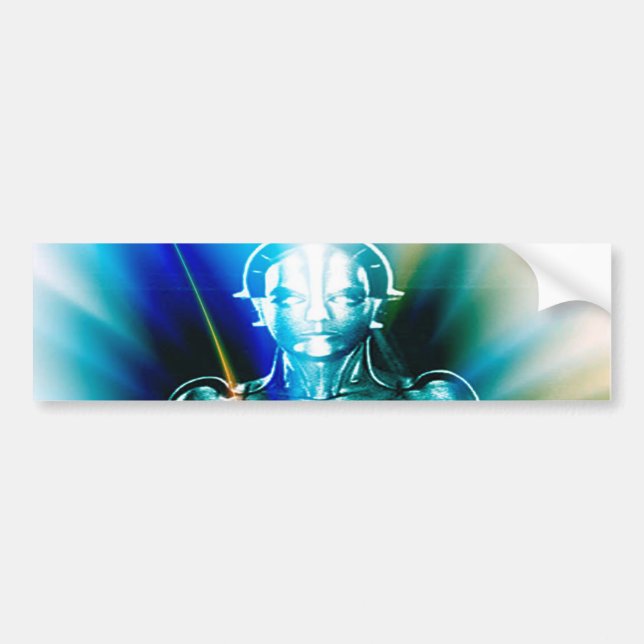 Star Light Robot Autoaufkleber (Vorne)