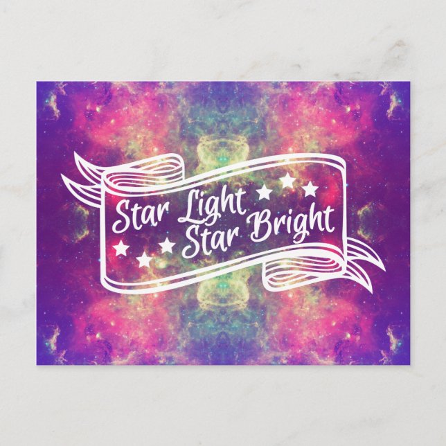 Star Light Star Bright Postkarte (Vorderseite)