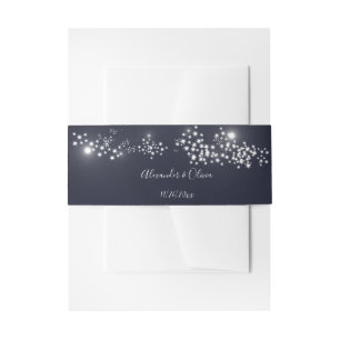 Star Light Wedding Einladungsbanderole