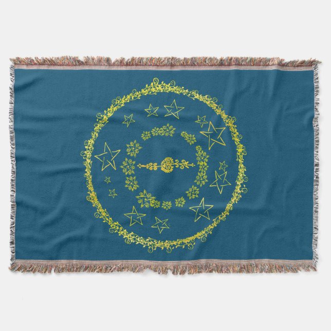 Star Mandala - Blanket Decke (Vorderseite)