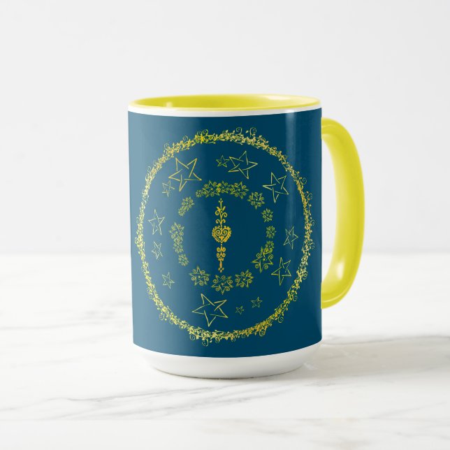 Star Mandala - Tasse, Cup Tasse (VorderseiteRechts)