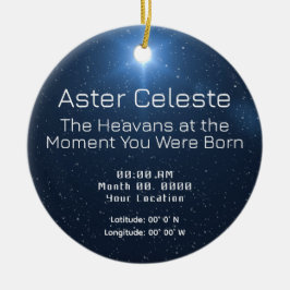 Star Map Ornament