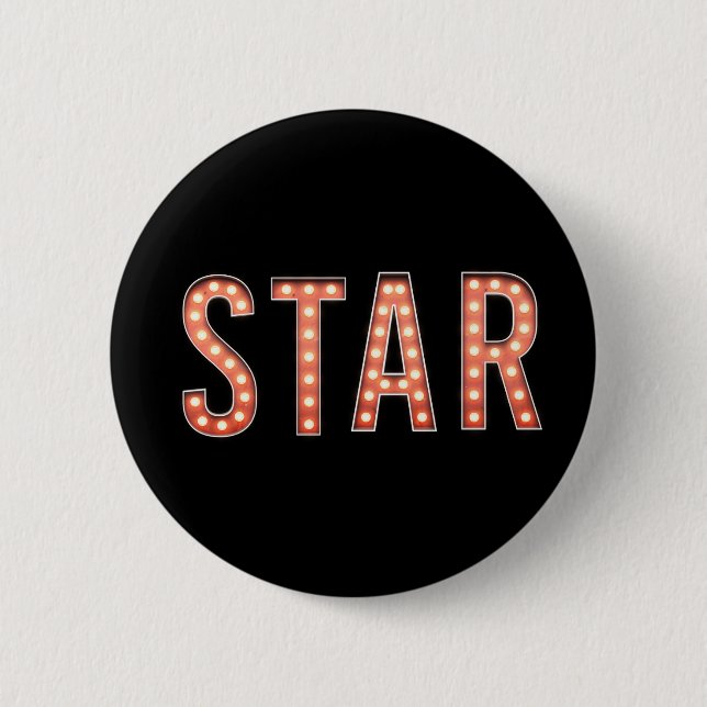 STAR Marquee Lights Button (Vorderseite)