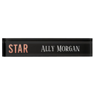 STAR Marquee Lights Personalisiert Namensplakette