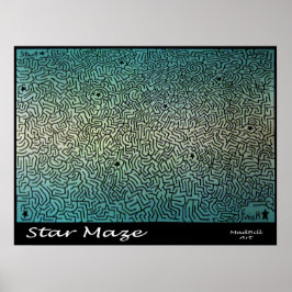 Star Maze Poster