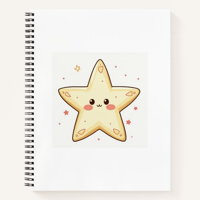 Star-Mond-Notebook Notizbuch (Vorderseite)