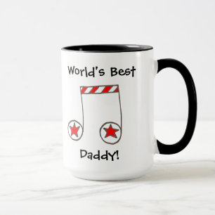 Star Musical Note World's Best Daddy Gift Tasse