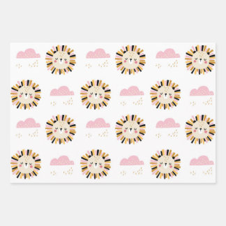 Star Of Bethlehem Flower Geschenkpapier Set