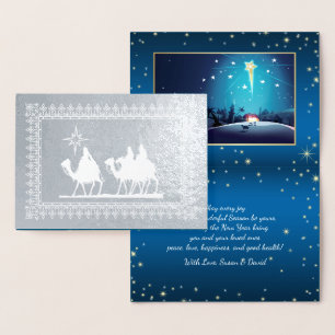 Star of Bethlehem Luxe Véritable Foil Cartes de No
