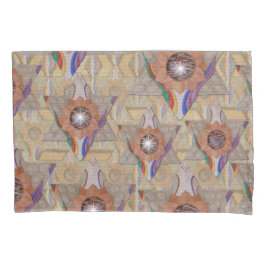 'Star of David' in Leder und Wildleder Kissenbezug