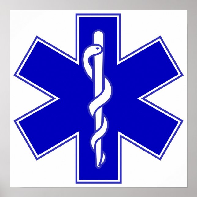 Star of Life EMS Poster (Vorne)