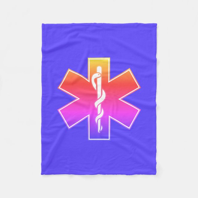Star of Life (EMT) Ipanema Fleecedecke (Vorderseite)