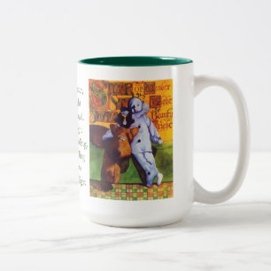 STAR OF WONDER Tall Hunter Green Zwei-Tone-Tasse Zweifarbige Tasse
