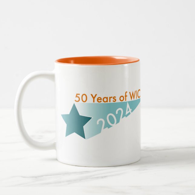 Star Orange Tasse (Links)