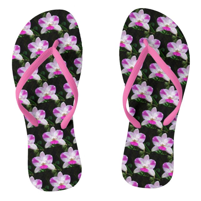 Star Orchids Flip Flops (Fußbett)
