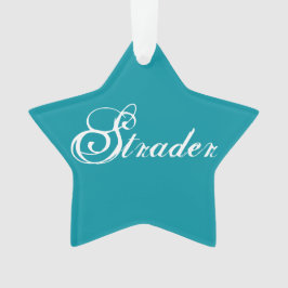 Star-Ornament "Strader" Ornament