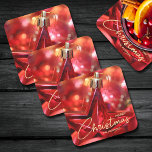 Star Ornament Weihnachten Rechteckiger Pappuntersetzer<br><div class="desc">Eigene Untersetzer zeichnen sich durch einen wunderschönen Weihnachtsbaumschmuck aus,  die Worte "Frohe Weihnachten" und sind mit Ihrem Namen personalisiert oder personalisieren Sie mit dem Namen der Ferienhäuser. PASSENDE Artikel in unserer Sammlung.</div>
