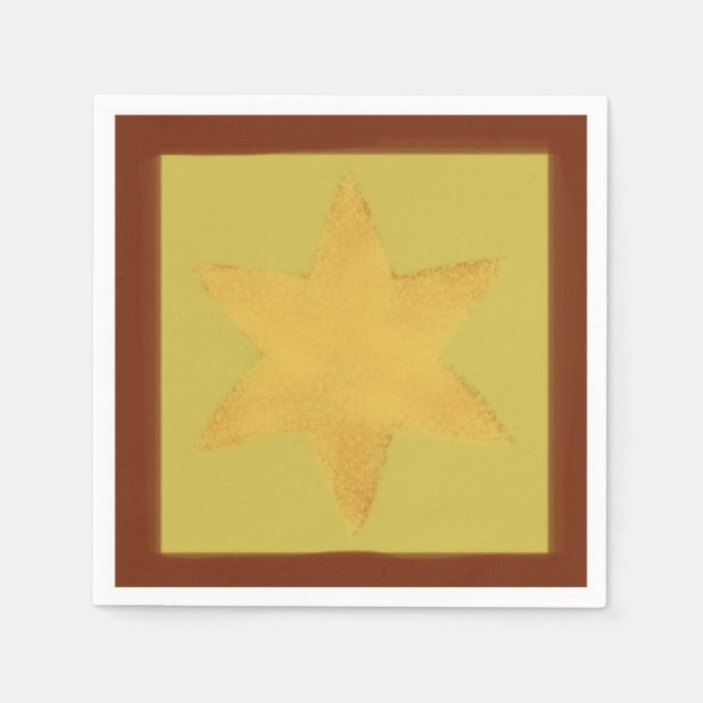 Star Paper Napkin Serviette (Vorderseite)