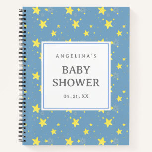 Star Pattern Baby Shot - Geschenkliste Notizbuch