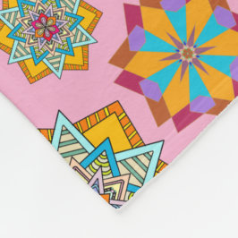 star pattern fleecedecke