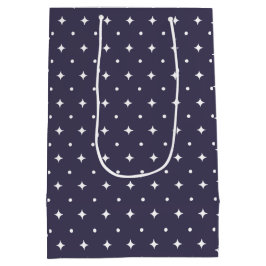 Star Pattern Gift Bags | Minimal Celestial Stars Mittlere Geschenktüte