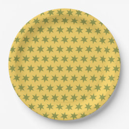 Star Pattern Trending Colors Gold Green Yellow Pappteller