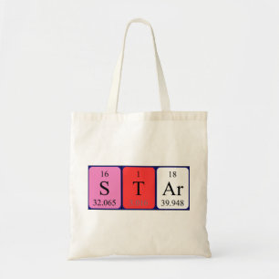 Star Periodischer Tabellenname Totbeutel Tragetasche