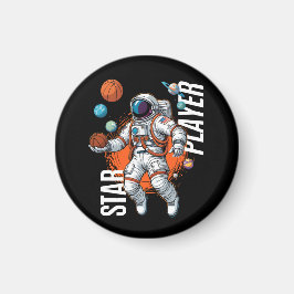 Star Player - Space Basketball Vibes Magnet