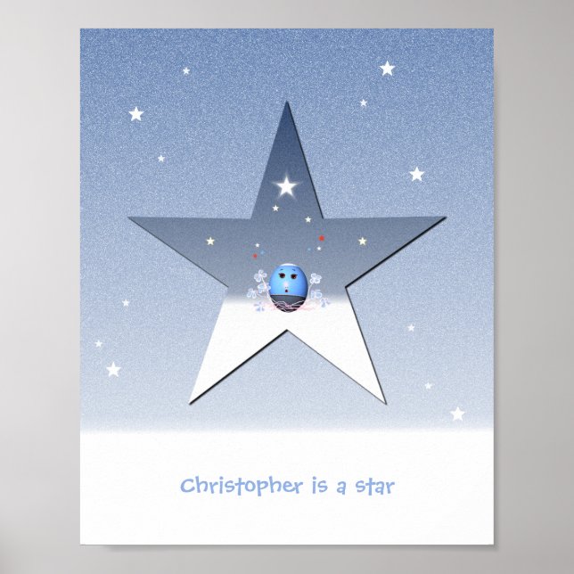 Star Poster für Kinder (Vorne)