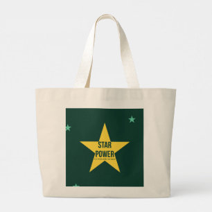 Star Power — 90er Maximalist-Tragetasche Retro Jumbo Stoffbeutel