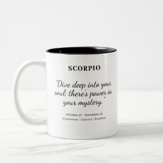 Star Power: Skorpio Astrologie Tasse