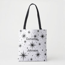 Star Print Tote
