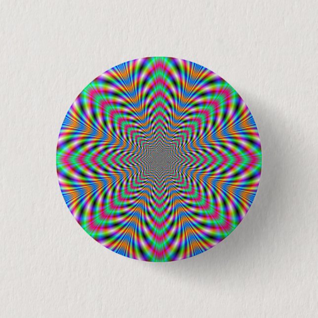 Star Psychedelic Button (Vorderseite)