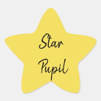 Star Pupil Stern-Aufkleber
