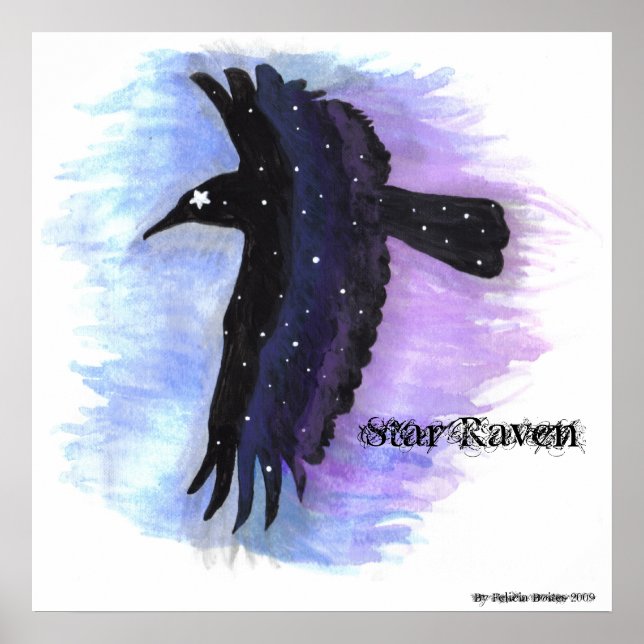Star Raven von Felicia Boites Poster (Vorne)