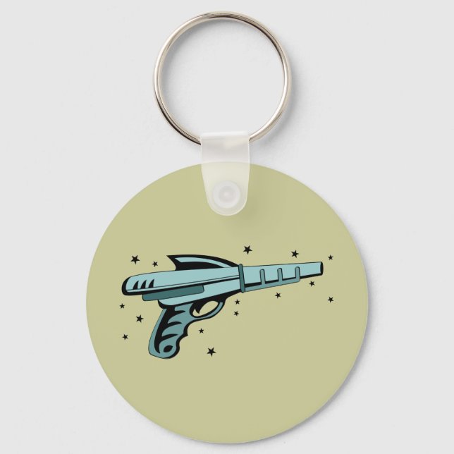 Star Ray Gun Laser Pistol Schlüsselanhänger (Vorderseite)