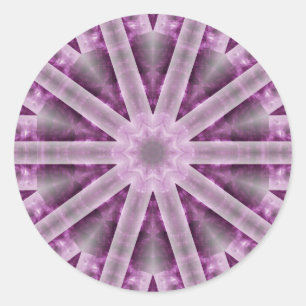 Star Runder Aufkleber