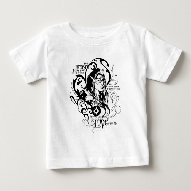 Star Sapphire Grafik 2 Baby T-shirt (Vorderseite)